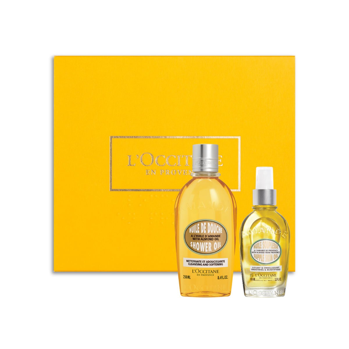 Almond Shower Oil & Almond Supple Skin Oil Set L'Occitane TH