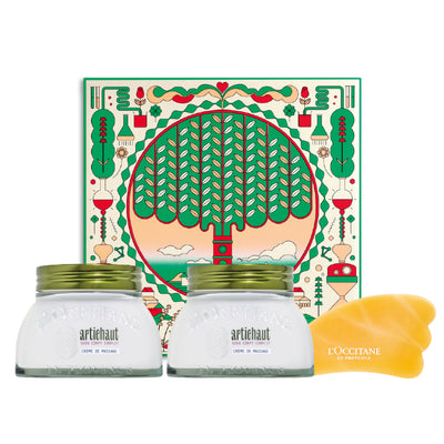 [Online Exclusive] Artichoke Body Cream & Scrub with Gua-sha Set - All Gifts