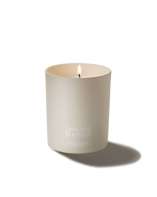 White Lavender Candle