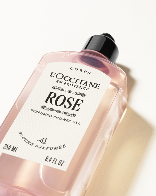 Rose perfumed shower gel