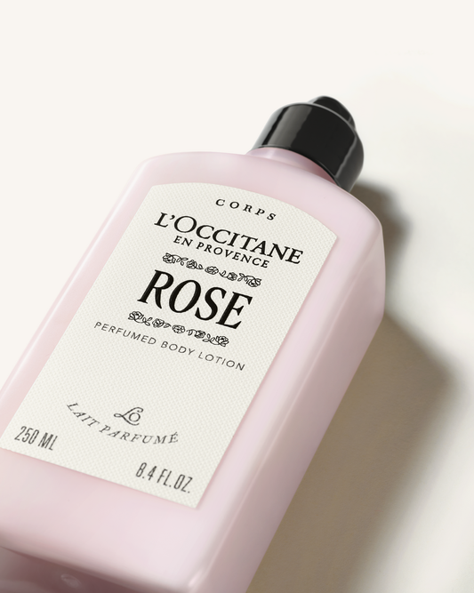 Rose perfumed body lotion
