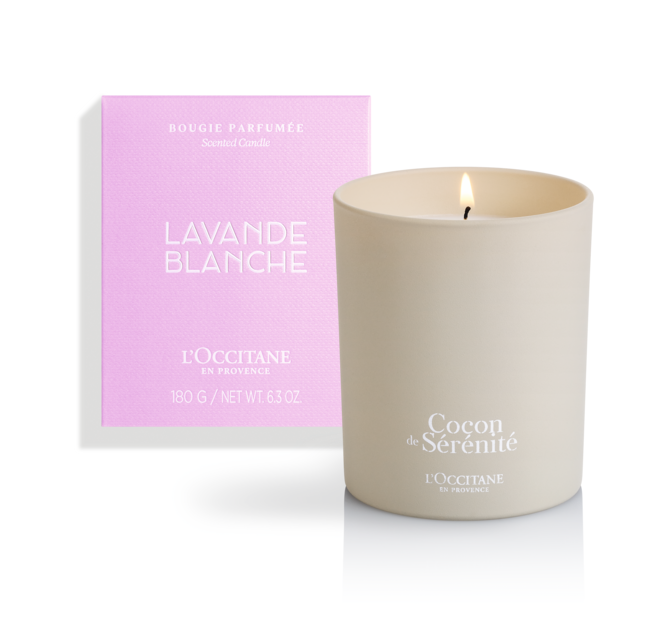 White Lavender Candle