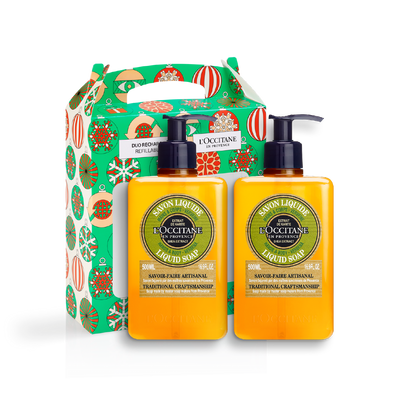 Shea Verbena Liquid Soap Duo Set - All Gifts