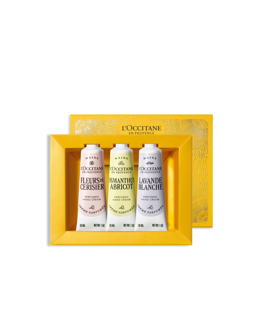 L'Occitane Holiday Trio Flora Hand Cream Set