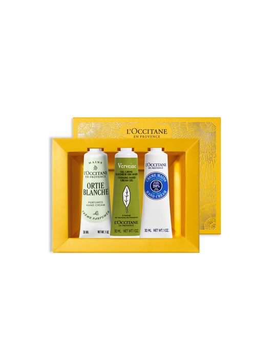 L'Occitane Holiday Trio Greenery Hand Cream Set
