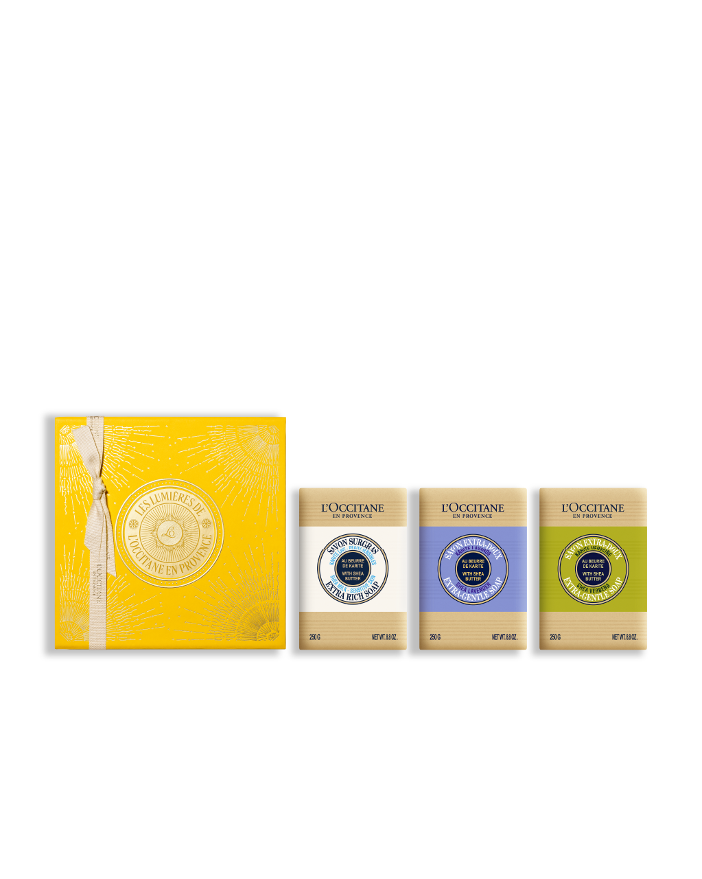 Holiday Shea Butter Soap Trio Set