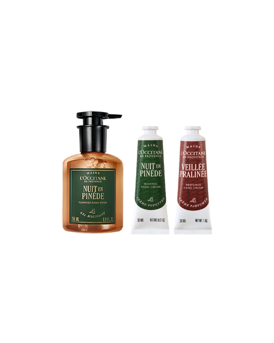 Holiday Nuit en Pinède Liquid Soap with Hand Cream Duo Set