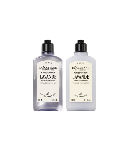 Holiday White Lavender Duo Set