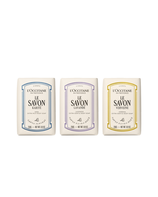 Holiday Shea Butter Soap Trio Set