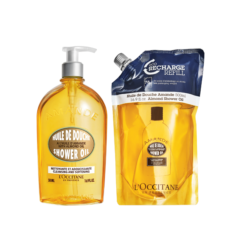 Buy Exclusive] Almond Shower Oil EcoRefill Duo Set L'Occitane TH