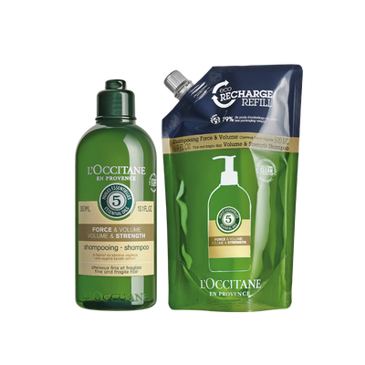 [Online Exclusive] Volume & Strength Shampoo Eco-Refill Bundle Set - Thinning Hair