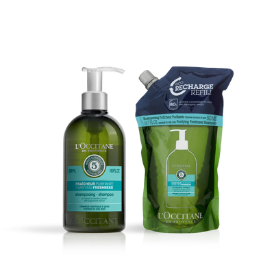 [Online Exclusive] Purify & Freshness Shampoo Eco-Refill Set - สินค้า