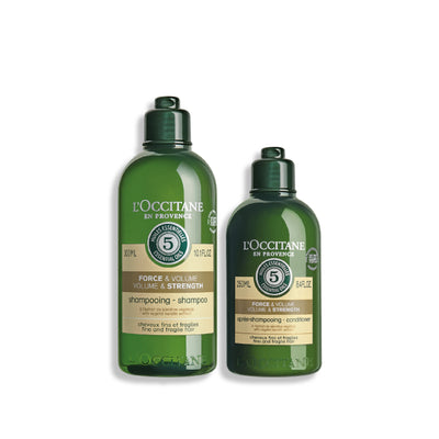 [Online Exclusive] Strength and Volume Shampoo & Conditioner Duo Set - hair care promo