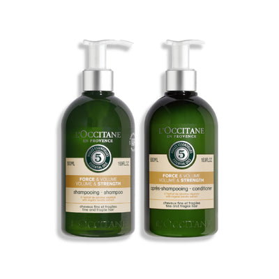 [Online Exclusive] Strength & Volume Shampoo & Conditioner Bundle Set - 5 Essential Oils