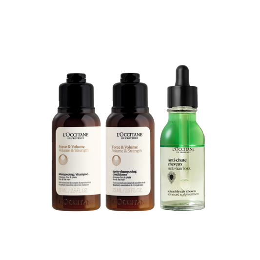 [Online Exclusive] Volume & Strength Hair Care Mini Set & Anti-Hair Loss Serum