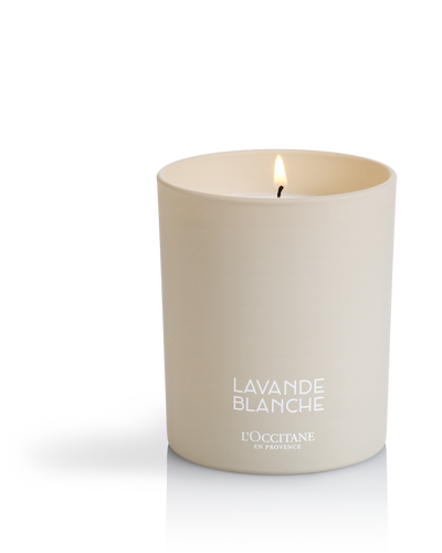 White Lavender Candle - Lavender