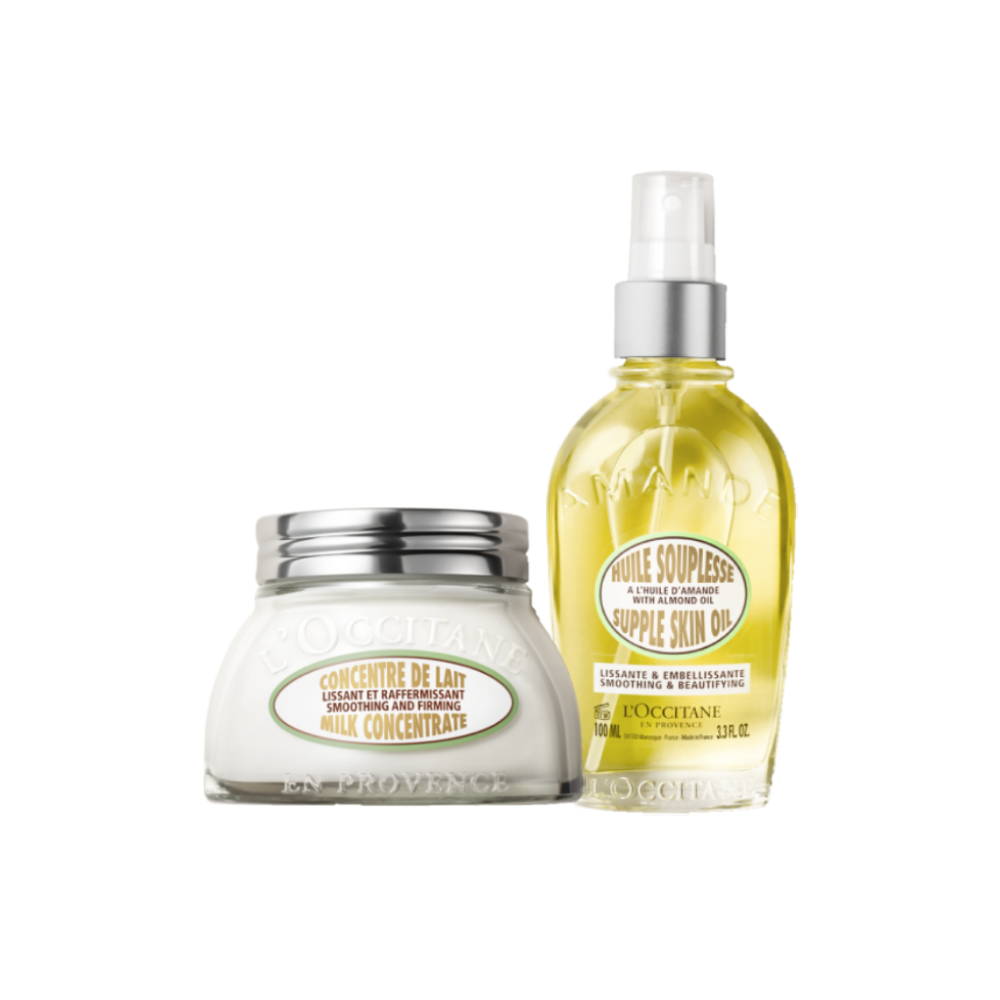 [Online Exclusive] Almond Milk Concentrate & Almond Supple Skin Oil