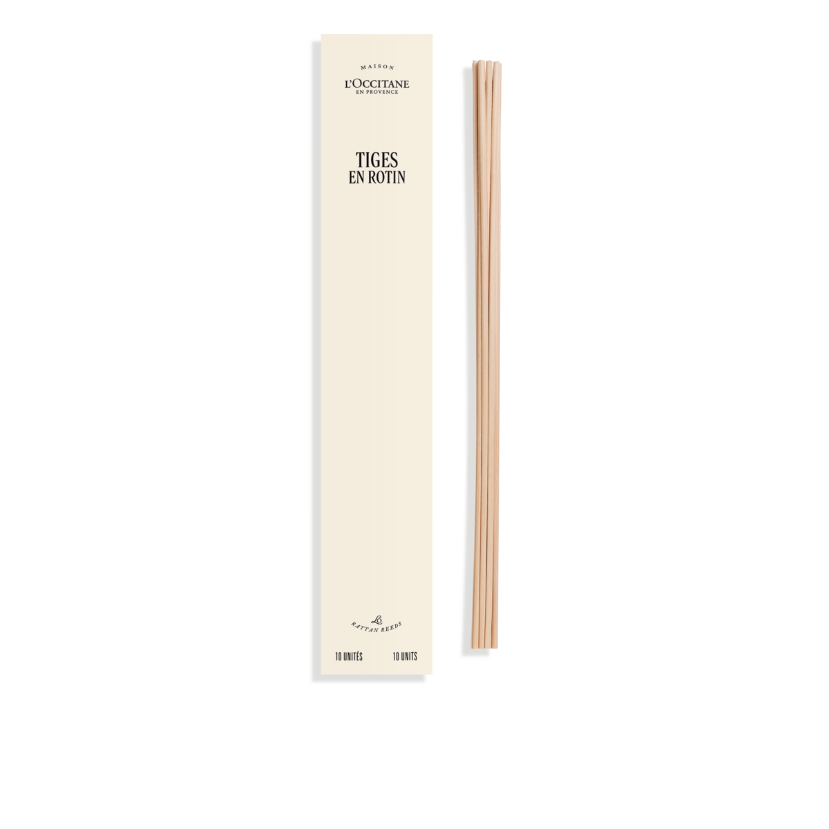 Set of 10 rattan reeds - Illustration 1