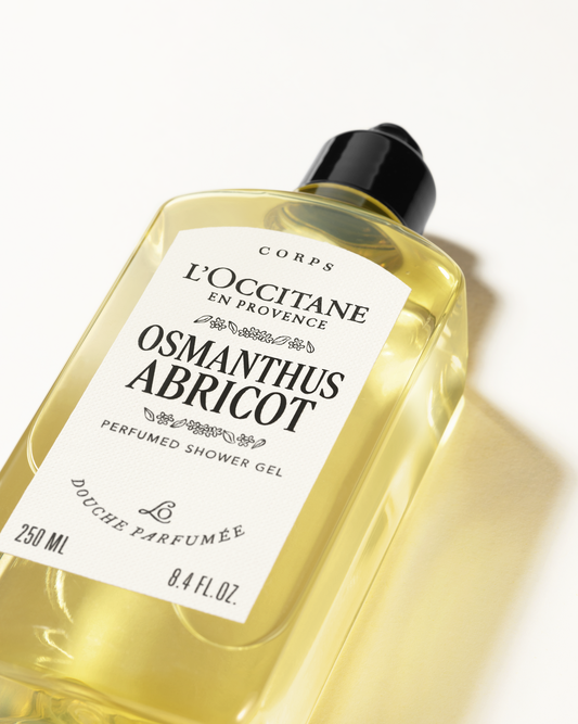 Osmanthus Abricot perfumed shower gel