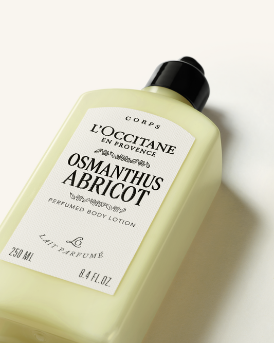 Osmanthus Abricot perfumed body lotion