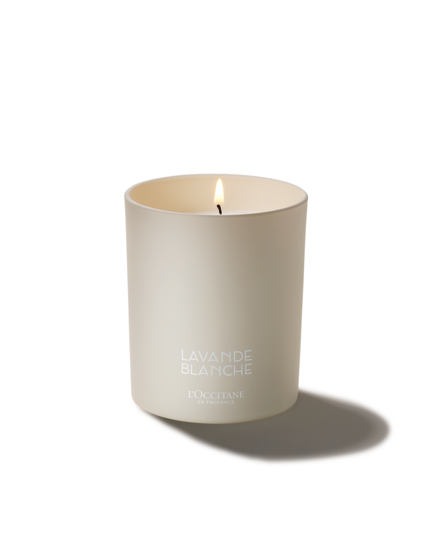 White Lavender Candle
