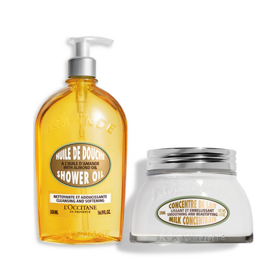 [Online Exclusive] Almond Shower Oil Set - Online Exclusive