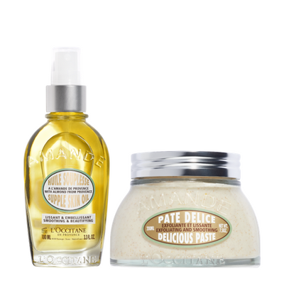 [Online Exclusive] Almond Supple Skin Oil & Almond Delicious Paste Set - Gift - Almond Collection