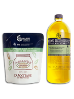 [Online Exclusive] Almond Shower Oil & Almond Milk Concentrate Refill Duo Set