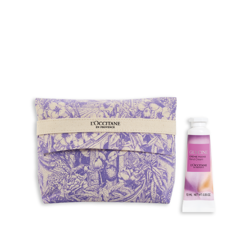 [Gift] Wisteria Hand Cream & Pouch (ของแถมแทนเซ็ต Shea Powdered)