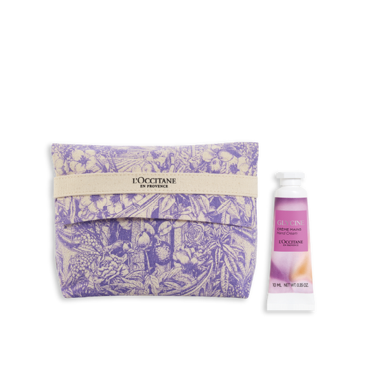 [Gift] Wisteria Hand Cream & Pouch (ของแถมแทนเซ็ต Shea Powdered)