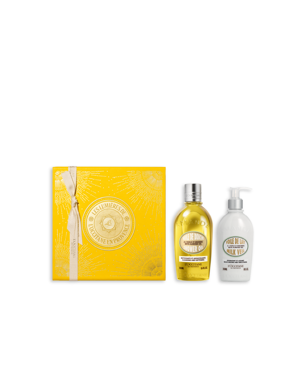 [Online Exclusive] Almond Shower Oil & Almond Milk Veil Set