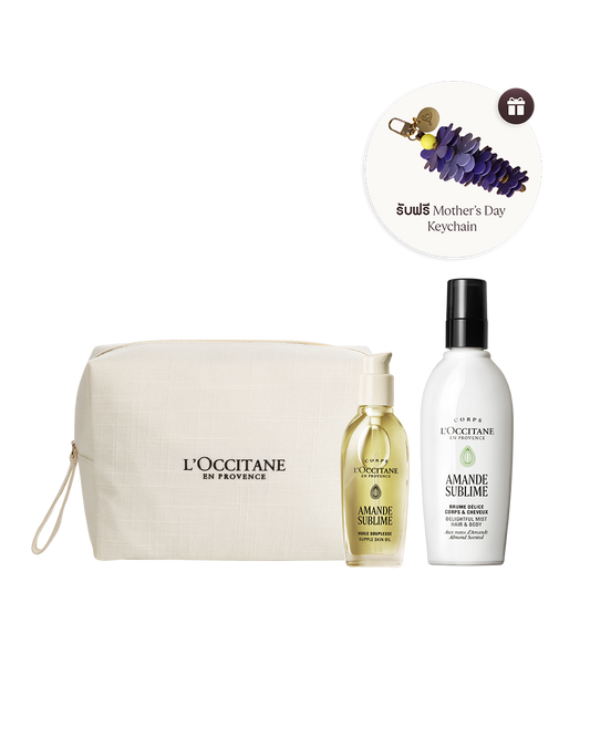 [Online Exclusive] Almond Hair & Body Mist with Almond Body Oil Travel Size