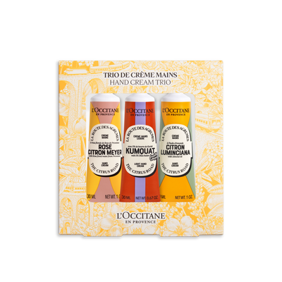 [Holiday] Citrusy Hand Cream Trio Set - Rose Citron Meyer