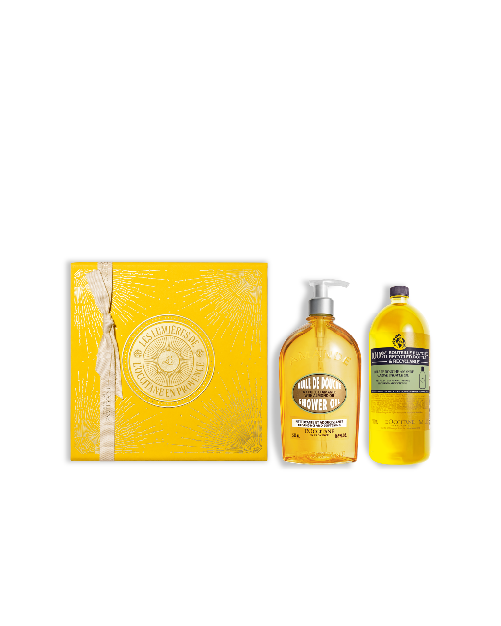 Holiday Almond Shower Oil Duo Set