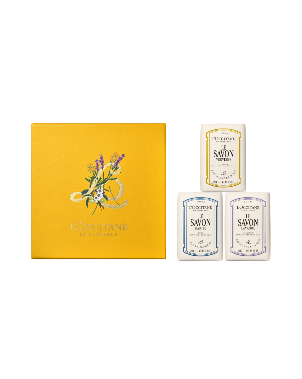 Holiday Shea Butter Soap Trio Set - Image 1