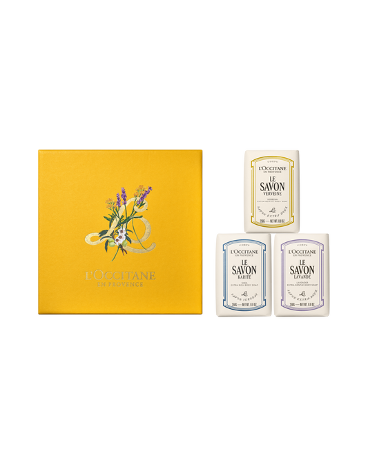 Holiday Shea Butter Soap Trio Set