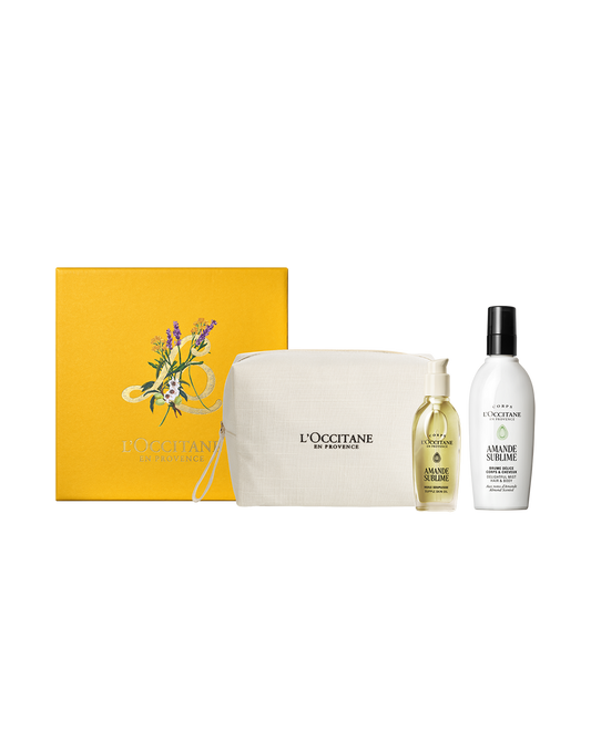 [Online Exclusive] Almond Hair & Body Mist with Almond Body Oil Travel Size