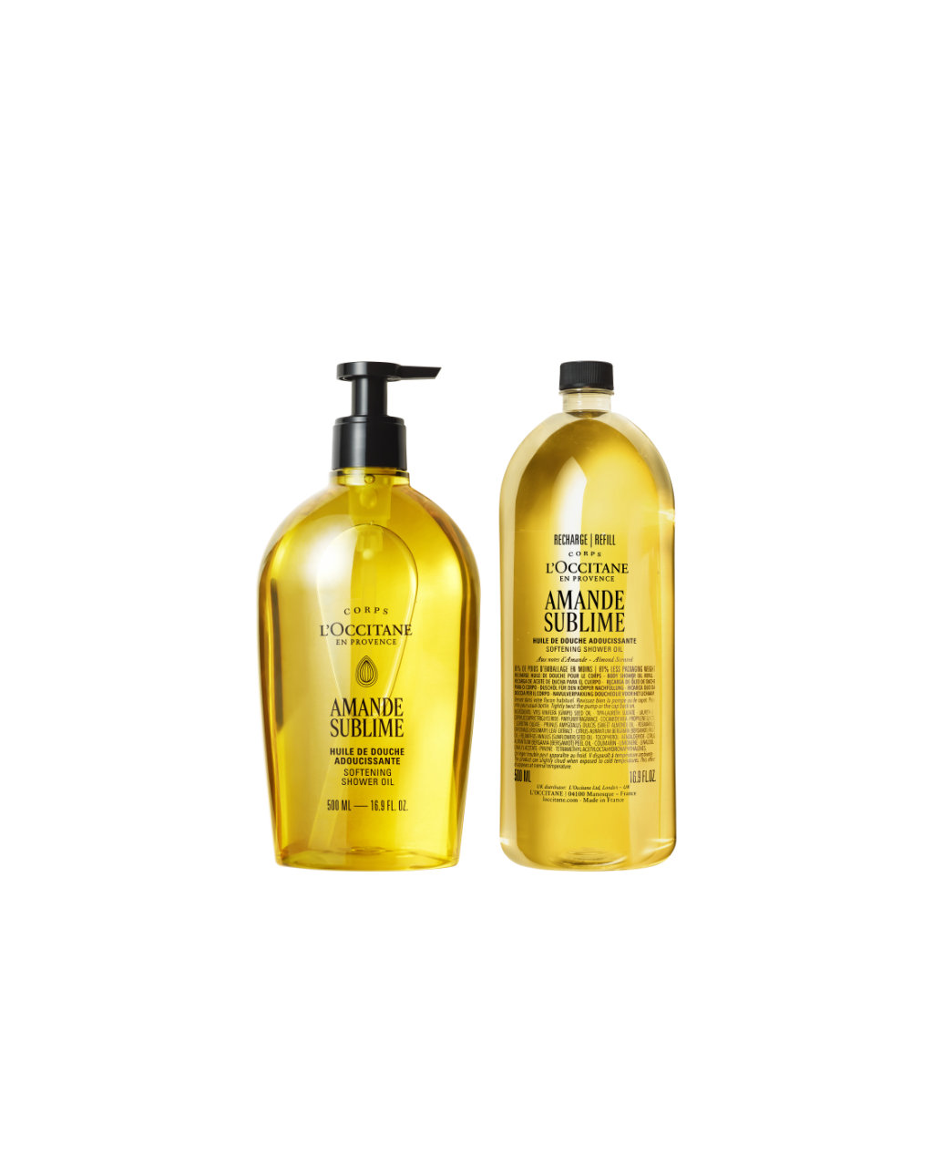 [Online Exclusive] Almond Shower Oil Refill Set - Image 1