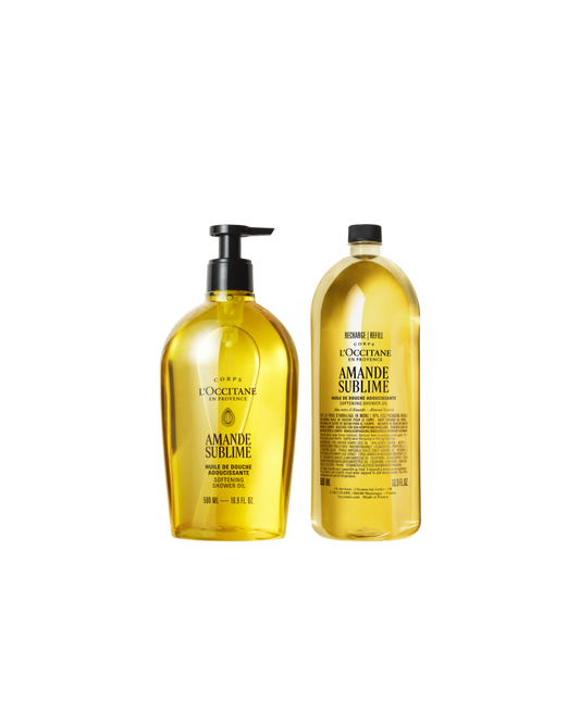 [Online Exclusive] Almond Shower Oil Refill Set