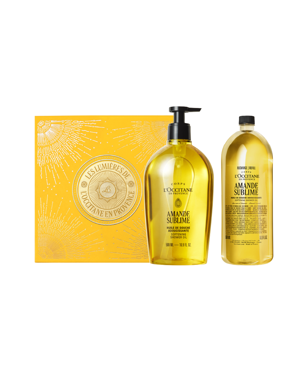 [Online Exclusive] Almond Shower Oil Refill Set - Image 1