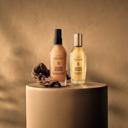 Almond Shimmering Body Oil_before