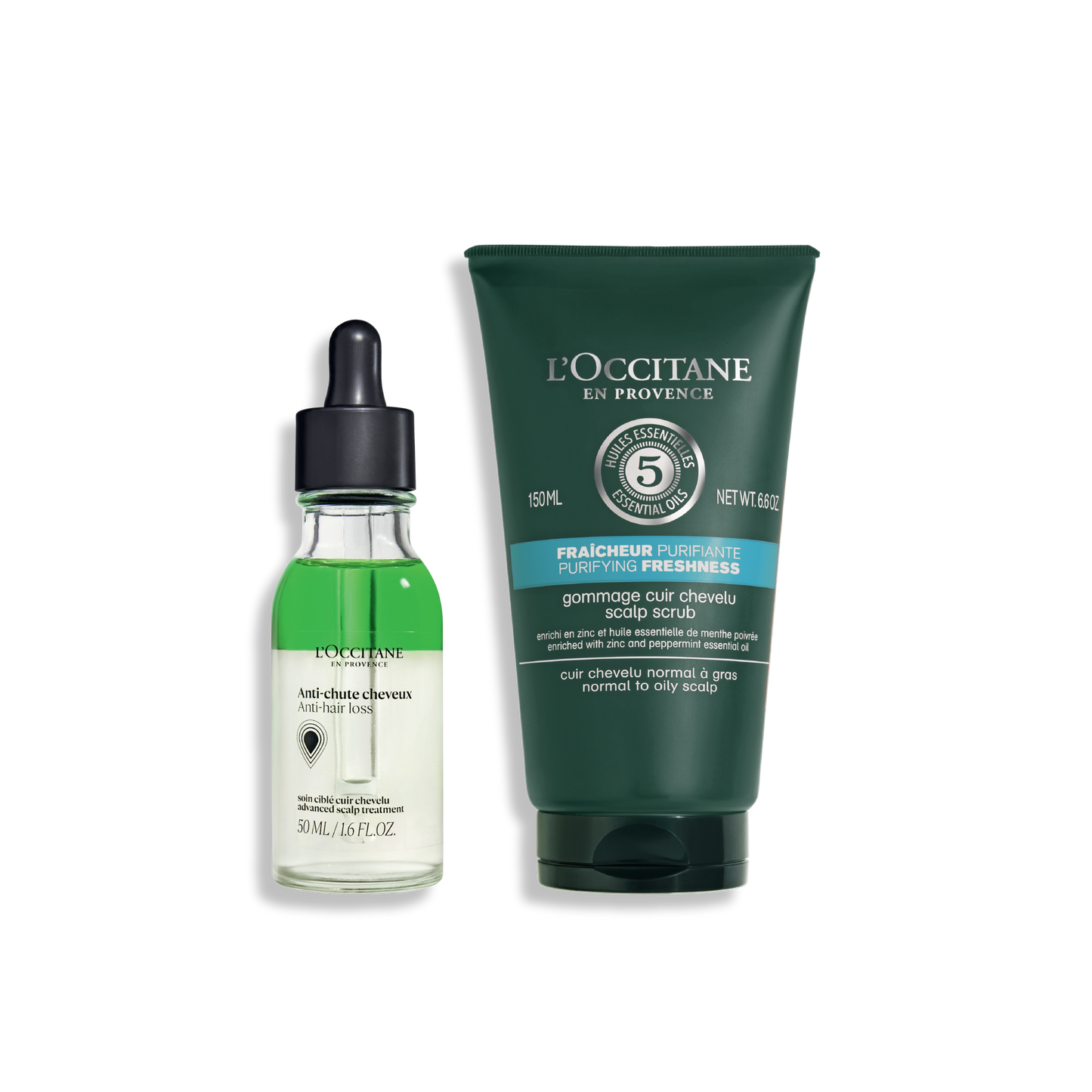 [Online Exclusive] Anti-Hair Loss Serum & Purify & Freshness Scalp Scrub