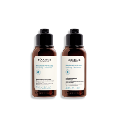 Purifying Freshness Shampoo & Conditioner Travel Set - IRRITATED SCALP & HAIR BREAKAGE