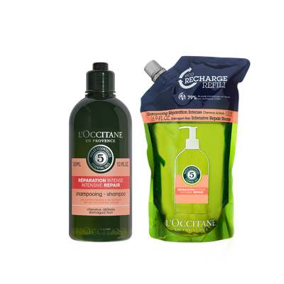 [Online Exclusive] Intensive Repair Shampoo Eco-Refill Bundle Set - Chemically Treated Hair