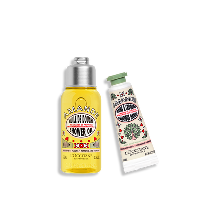 [Gift] Almond & Flowers Shower Oil & Hand Cream - สินค้า