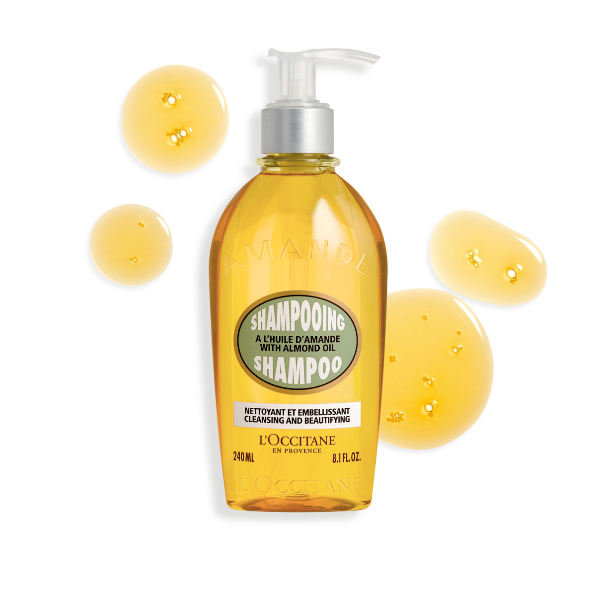 Almond Shampoo 240ml | Hair Care | L'Occitane Thailand