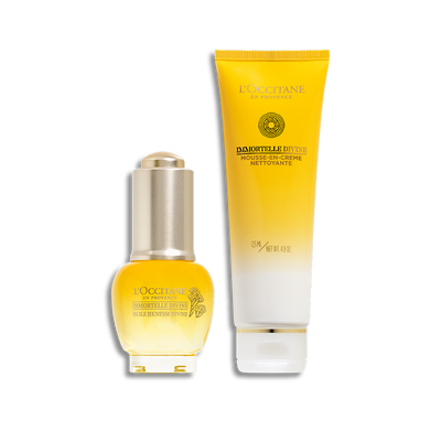 [Online Exclusive] Immortelle Divine Oil & Cleansing Foam Set - Holiday Gift